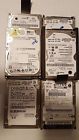 4-80gb Assorted Lot Of 6 Laptop Hard Drives 1-100 Gb 1-60 Some With Trays