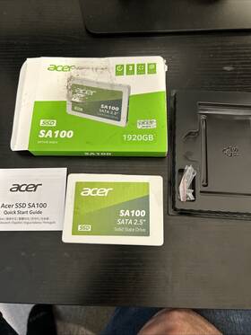 1.92tb Acer 887184012629 Sa100 2.5 Inch Ssd Sata Iii Internal Hard Drive 560mb/s Read 3d