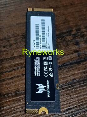 Bl.9bwwr.120 Acer Predator Gm7 4tb Gaming Ssd M.2 2280 Nvme 7400mb/s Used