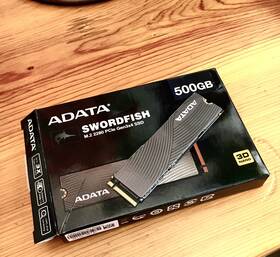 Aswordfish-500g-b Adata Swordfish 500gb Pcie M.2 2280 Nvme Internal Ssd