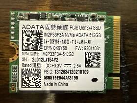 Im2p33f3a-512g2 Adata Imp33fa-512g2 512gb M.2 2230 Nvme Pcie Gen3 X 4 Ssd