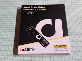 Wdbb9g0040bnc-wrsn Addlink S90 Lite M.2 Pcie Gen4x4 4 Tb Nvme Ssd Ad4tbs90ltm2p