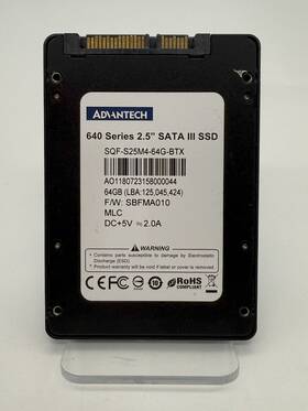 Sqf-s25m4-64g-btx Advantech Sqflash 640 Series 64gb 2.5 Inch Sata Iii Ssd Tested