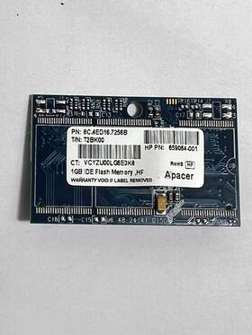 8c.4ed16.7256b Apacer 1 Gb 44-pin Ide Flash Memory Storage Module Hp 659064-001