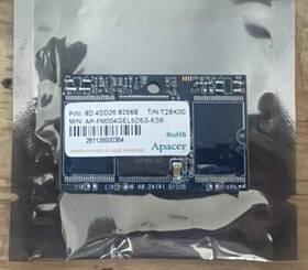 Ap-fm004gel5d5s-ks Apacer 44-pin Vertical Ide Ssd 4gb 5v Adm3 44p/90d Ata