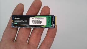 Ap1tbas2280p4 Apacer Solid State Drive 1tb M.2 Pcie Gen3 X4 Ssd Bulk Nvme