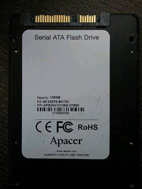 Aps25h12128g-2tmw Apacer Aps25h12064g-2tm 128gb Serial Ata Flash Drive - Tested And Working