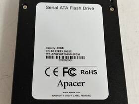 Aps25hp1040g Apacer Lot Of 5 40 Gb Sata Iii 2.5 In Solid State Drive