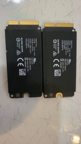 656-0107 Apple 2x H2tb Pcie Flash Ssd For Imac