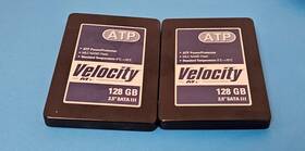 Af128gsmcj Atp Lot Of 2 Velocity 128gb Industrial Grade 2.5 Inch Sata Iii Ssd