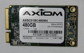 Axsc01bc480m4 Axiom 480gb Ssd - Msata 6gb/s Sata-iii Tested Good Our Drives Work