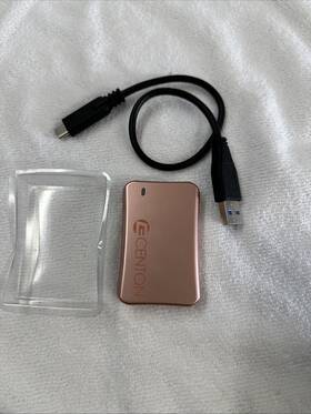 S1-s3m-480.1 Centon 480gb Usb-c External Solid State Drive Mint
