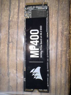 Cssd-f4000gbmp400 Corsair Mp400 Nvme Pcle Gen3 X4 M.2 Ssd 4tb Black Used