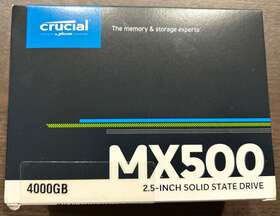 Ct4000mx500ssd1 Crucial 649528906472 Mx500 4tb Internal 2.5-inch Solid State Drive