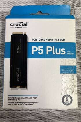 Gen4 Crucial 649528936707 P5 Plus Pcie Nvme M.2 Internal Ssd With Heatsink Gaming Storage