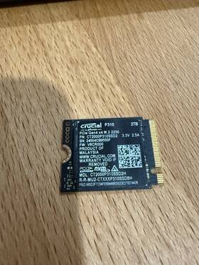 2230 Crucial 649528942265 P310 Pcie Gen4 Nvme Ssd 2 Tb M.2 Intern