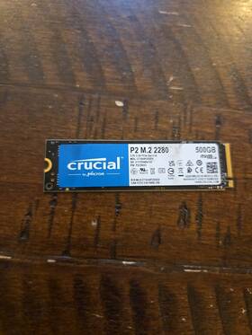 C500p2ssd8 Crucial 500gb Solid State Drive M.2 Nvme