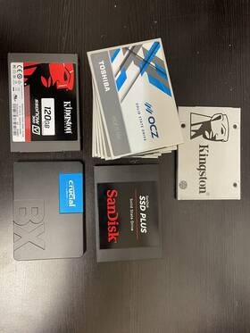 Ct1000bx500ssd1 Crucial Lot Of 10 Ssd 2.5 Bx500 1tb Sata Iii Toshiba Ocz Tl100 240gb Sandisk