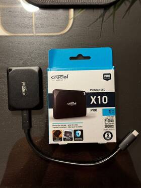 Ct1000x10prossd9 Crucial - X10 Pro 1tb Usb-c External Ssd Black