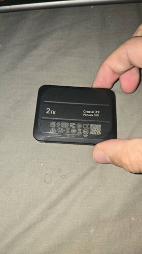 Ct2000x9prossd9 Crucial X9 Pro 2tb Usb-a Portable External Ssd