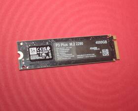 Ct4000p3pssd8b Crucial P3 Plus 4tb Ssd Nvme M.2 2280 Solid State Drive 100% Good Health
