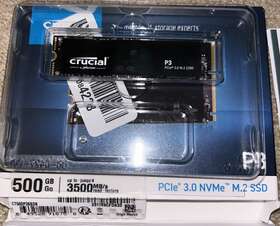 Ct500p3ssd8 Crucial 500gb Pcie 3.0 Nvme M.2 Ssd New Open Box Condition