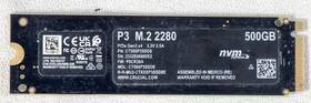 Ct500p3ssd8e Crucial P3 500gb Nvme Pcie 3.0 M.2 2280 Internal Ssd Black