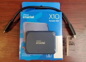 Ct8000x10ssd9 Crucial X10 8 Tb Portable Usb-c External Solid State Drive