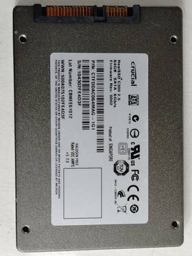 Ctffddac064mag1g1 Crucial C300 64 Gb Sata Iii 2.5 In Ssd