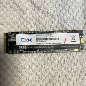 Cyx-ssd-c1000 Cyx 512gb Nvme M.2 2280 Internal Ssd Black Model