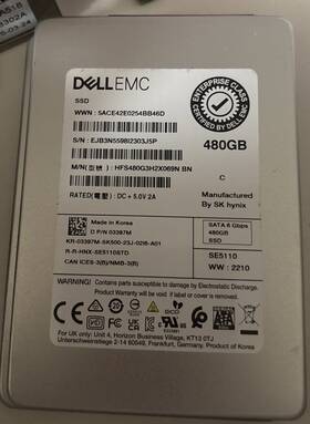 03397m Dell 480gb Ssd Sata Hdd 6gbps