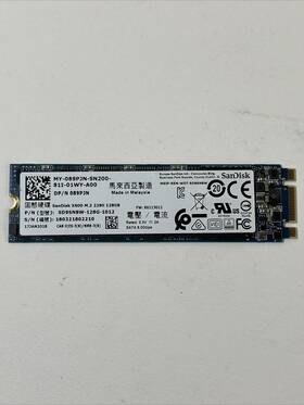 Sd9sn8w-128g-1012 Dell 089pjn 89pjn Ssd 128gb Storage Drive Xps 13 9370 P82g