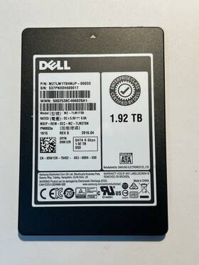 Mz7lm1t9hmjp0d3 Dell 09w12r 1.92tb Sata 6gbps Less Than 100 Hrs Of Use - 9w12r