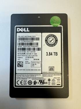 Mz-7lm3t88 Dell 09y3hd 3.84tb 2.5 Inch 6gb/s Ri Sata Solid State Drive P/n Tested