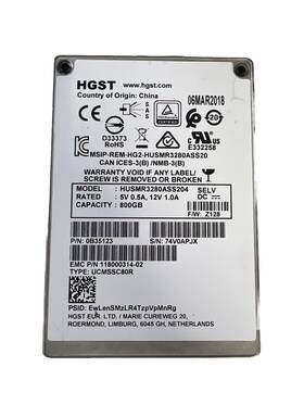 Husmr3280ass204 Dell 0b35123 Emc 118000314-02 800gb Sas 12 Gbps 512e Ssd
