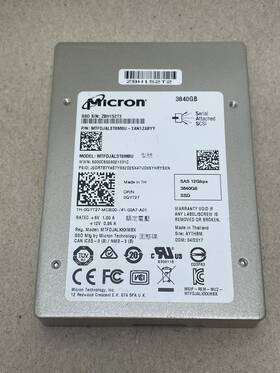 Mtfdjal3tbmbu Dell 0gyt27 3.84tb Sas Ssd Enterprise Class Drive Micron 3840gb