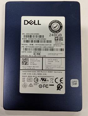 0jfmnh Dell 240gb 6gb 2.5 Inch Sata Server Ssd