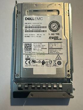 Kcd5xlug1t92 Dell 0xjrnc Emc 1.92tb Nvme Pcie Gen3 Ssd