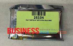 7.68tb Dell 2533n 2.5 Inch Sff Nvme Gen4 Ssd