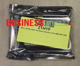 7.68tb Dell 2thyf Vsas 12g Read Intensive 512e Sed Sff Ssd