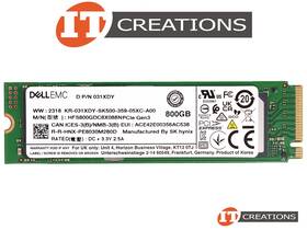 31xdy Dell Emc 800gb Pcie Gen3 Nvme M.2 2280 Enterprise Mu Solid State Drive Ssd