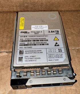 Dissdrt004xxap4a1 Dell Pcle Gen 4 3.84tb Nvme Mix Ftft Ssd Pre-owned