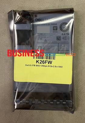 6.4tb Dell K26fw Sas 12g Mixed Use 512e Sff Ssd