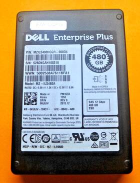 Kj8jv Dell 480gb Tlc Sas Ssd 2.5 Inch 12gbps Ri Solid State Drive