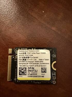 0m5t2j Dell M5t2j Phison 1tb 2230 Pcie Nvme Ssd Gen4x4 Dp/n