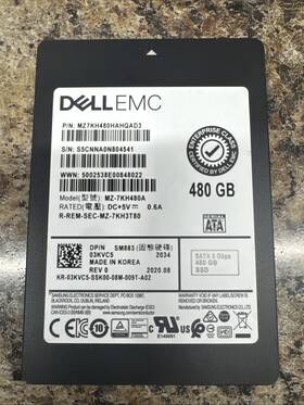 Mz7kh480hahhqad3 Dell Emc Enterprise Class 480 Gb Ssd Made By Samsung