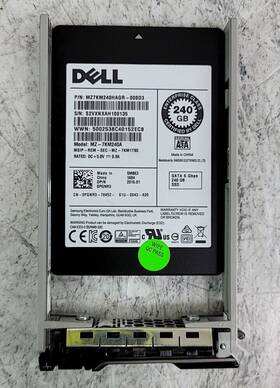 Mz7km240hagr-000d3 Dell Mz-7km240a Hard Drive Sata Ssd 240gb 2.5 Inch