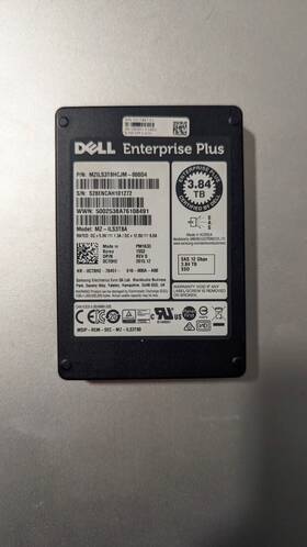 Mzils3t8hcjm-000d4 Dell Emc 3.84 Tb Enterprise Class Ri Sas Ssd Pn