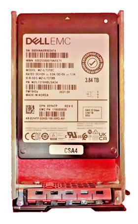 Mzilt3t8hblsad4 Dell 05y4tp Compellent 3.84tb Sas 12gbps Ri 2.5ftft 512e Ssd 5y4tp Mz-ilt3t8c