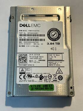 Krm5xvug3t84 Dell X78jm 0x78jm 3.84tb Sas Ssd 12gb Mix Use Tlc 2.5ftft
